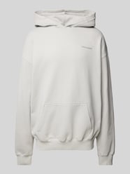 Oversized Hoodie mit Label-Print von Pegador Grau - 5