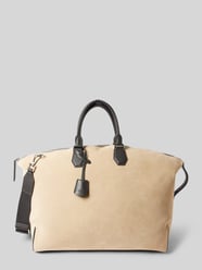 Handtasche mit Label-Applikation Modell 'Gabry Holdall' von BOSS Beige - 12