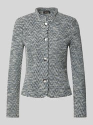 Blazer met opstaande kraag van More & More Groen - 10