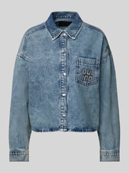 Jeansjacke mit Label-Stitching von Oui - 38