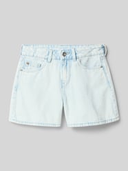 Szorty w kroju regular fit z naszywką z logo od Garcia - 8