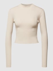 Gebreide pullover met structuurmotief, model 'RICKIE' van Drykorn Grijs / zwart - 15