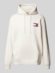 Hoodie mit Label-Print von Tommy Jeans Beige - 45