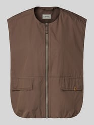 Bodywarmer met ronde hals en klepzakken van camel active - 1