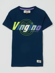 T-shirt met logoprint, model 'Heros'  van VINGINO Blauw / turquoise - 24