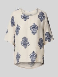 T-Shirt mit Rundhalsausschnitt Modell 'Ka44iraa' von ZABAIONE Beige - 40