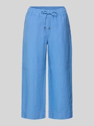 Wide Leg Leinenhose mit verkürztem Schnitt Modell 'PIA' von TONI - 16