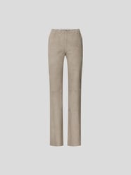 Lederhose im Bootcut Stil von Stouls Grau - 34