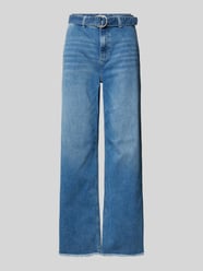 Jeans mit französischen Eingrifftaschen von Christian Berg Woman Blau - 30