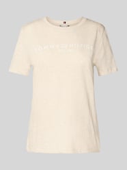 Regular Fit T-Shirt aus reiner Baumwolle von Tommy Hilfiger Beige - 45