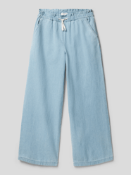 Broek met elastische band, model 'WEE' van Roxy Blauw / turquoise - 39
