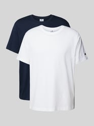 T-shirt met logobadge in een set van 2 stuks van CHAMPION - 1