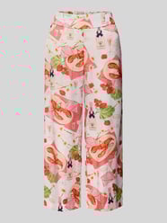 Wide Leg Stoffhose mit elastischem Bund von Marc Cain - 16