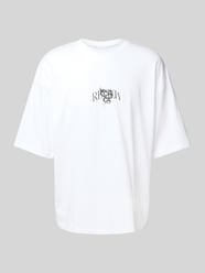 Oversized T-Shirt mit geripptem Rundhalsausschnitt von REVIEW - 22