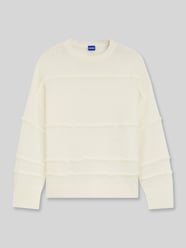 Oversized Pullover aus Material-Mix mit Woll-Anteil von HUGO Blue - 36