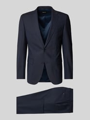 Garnitur w kroju slim fit z dodatkiem żywej wełny model 'HUGE' od BOSS - 48