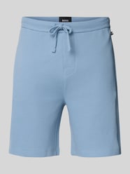 Regular Fit Sweatshorts mit Strukturmuster Modell 'WAFFLE' von BOSS - 4