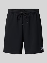 Szorty z wyhaftowanym logo i elastycznym pasem od Nike - 8