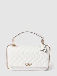 Handtasche mit Strukturmuster Modell 'ECO' von Guess Weiß - 28