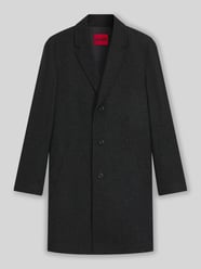 Regular fit lange wollen jas van twill, model 'MALTE2541' van HUGO - 36