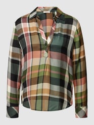 Blouse met rasterruit van s.Oliver RED LABEL Roze - 19