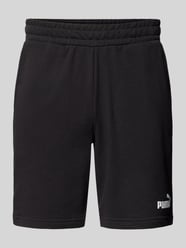 Regular Fit Sweatshorts mit Label-Print von PUMA PERFORMANCE Schwarz - 28