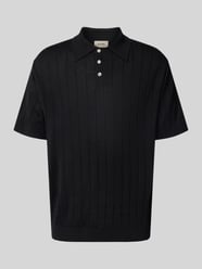 Poloshirt mit gerippten Abschlüssen Modell 'ASTERN' von Forét - 45