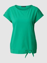 T-shirt z wiązanym detalem od Betty Barclay Zielony - 48
