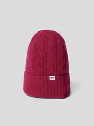 Beanie mit Zopfmuster von WOOD WOOD Pink - 6