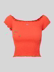 Slim fit korte top met gesmokte inzetten van Tommy Jeans - 15