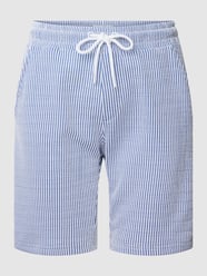 Shorts mit  Streifenmuster von MCNEAL Blau / Türkis - 12