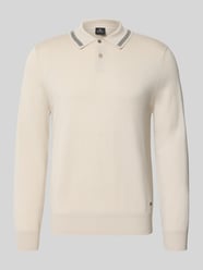 Regular Fit Poloshirt in Strick-Optik von Paul Smith Beige - 9