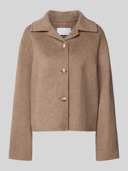Regular Fit Jacke aus Woll-Mix von Jake*s Collection Beige - 43