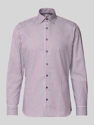 Slim Fit Businesshemd aus Baumwoll-Mix mit Haifischkragen von OLYMP Level 5 - 18