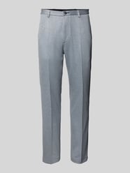 Spodnie do garnituru o kroju slim fit z fakturowanym wzorem od Roy Robson - 14