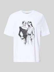 T-shirt met motiefprint van Rich & Royal - 13