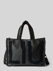 Tote Bag mit Logo-Detail Modell 'Montone' von Liu Jo White - 3