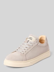 Sneaker aus Leder mit Label-Detail Modell 'Travis' von Henry Stevens - 38