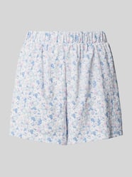 Loose Fit Pyjama Shorts aus reiner Baumwolle mit abstrakt floralem Muster von Marc O'Polo - 34