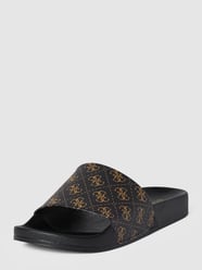 Slides mit Logo-Print von Guess - 3