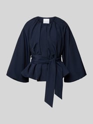 Getailleerd blouse met strikceintuur van Rich & Royal - 10
