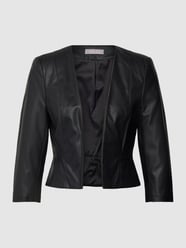 Blazer in Leder-Optik von Christian Berg Cocktail Schwarz - 26