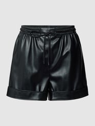 Bermudas in Leder-Optik Modell 'Hesus' von HUGO Schwarz - 34