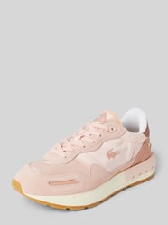 Sneaker mit Label-Print Modell 'PARTNER' von Lacoste Pink - 8