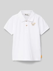 Regular Fit Poloshirt mit Logo-Badge von Steiff Weiß - 13