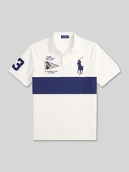 Koszulka polo o kroju relaxed fit z czystej bawełny z paskami w kontrastowym kolorze od Polo Ralph Lauren - 18