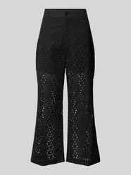 Wide Leg Hose mit Lochstickerei von Liu Jo White - 15