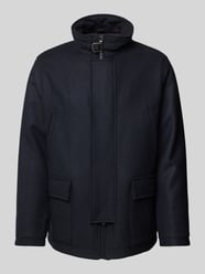 Wolljacke mit Stehkragen von Emporio Armani Blau - 6