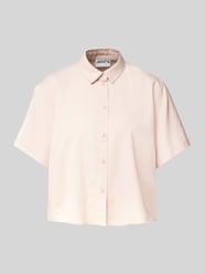 Regular Fit Bluse mit durchgehender Knopfleiste von Jake*s Casual Pink - 40