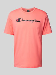 T-Shirt mit Label-Print von CHAMPION Rosa - 9
